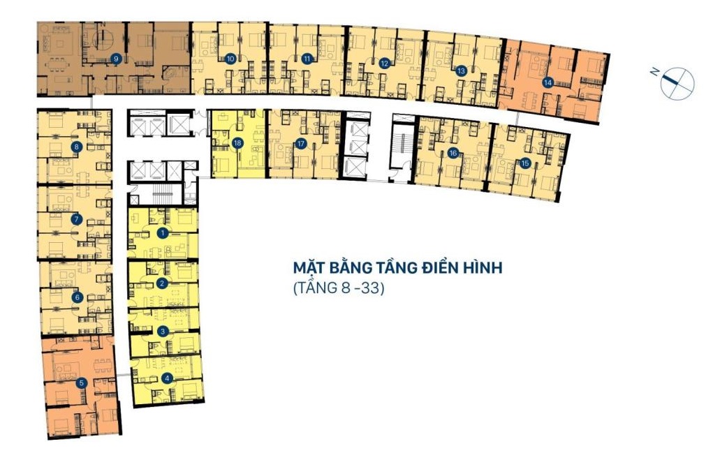 layout Saigon Royal residence