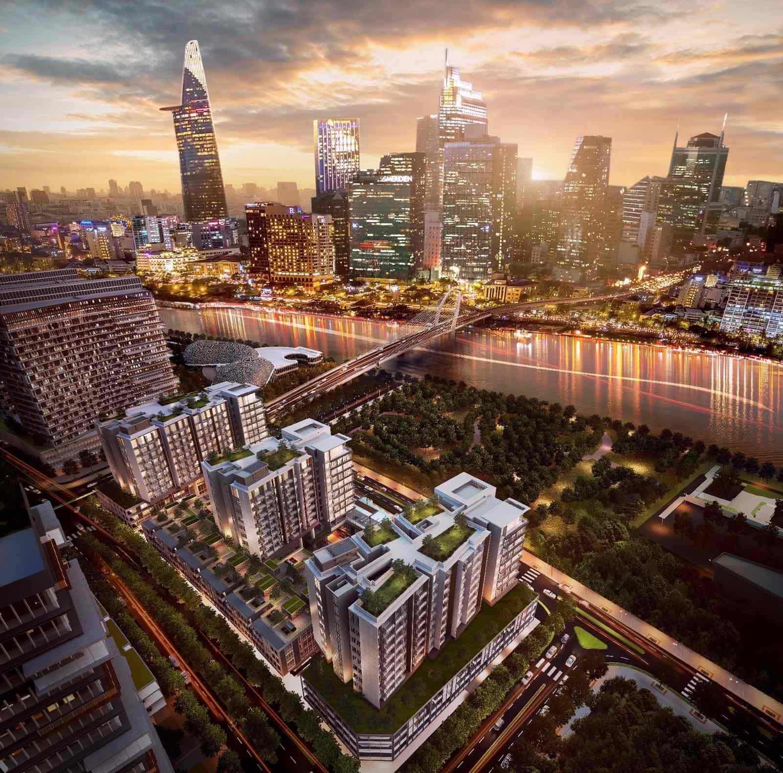 distric 1 view from Metrapole