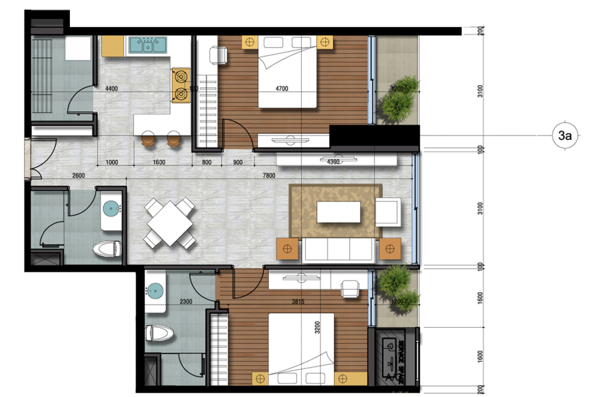 Thao Dien Pearl for rent