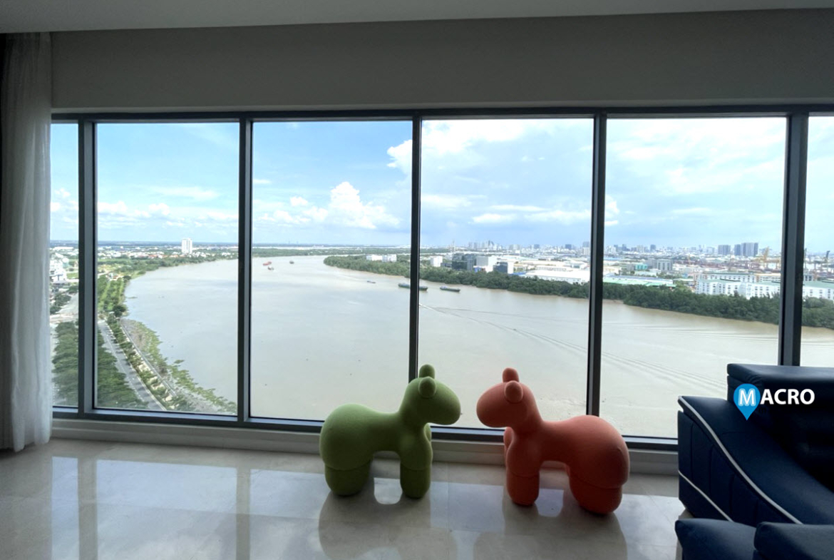 wall glass with open view