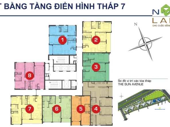 The Sun Avenue Tower 7 layout