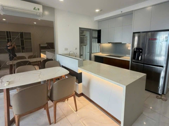 Palm Heights 3BR for rent with luxury furniture at Thu Duc city
