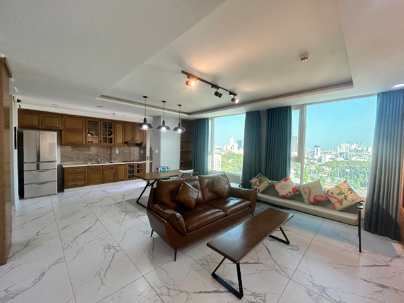 Spacious 1BR for rent with nice and morden furniture at Léman Luxury, Saigon downtown