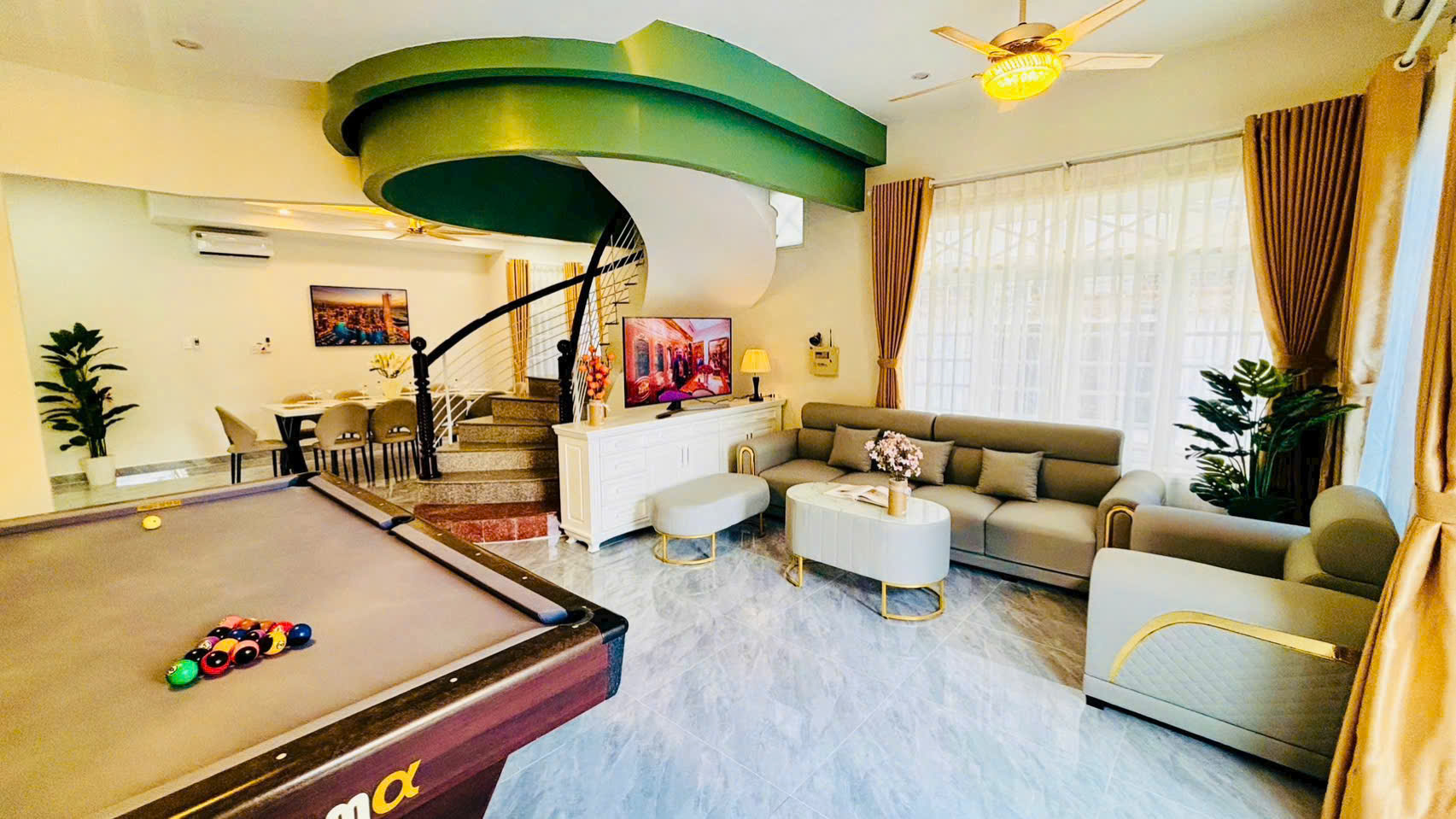 River-side villa for rent in District 2 with pool, sauna, luxury furnished