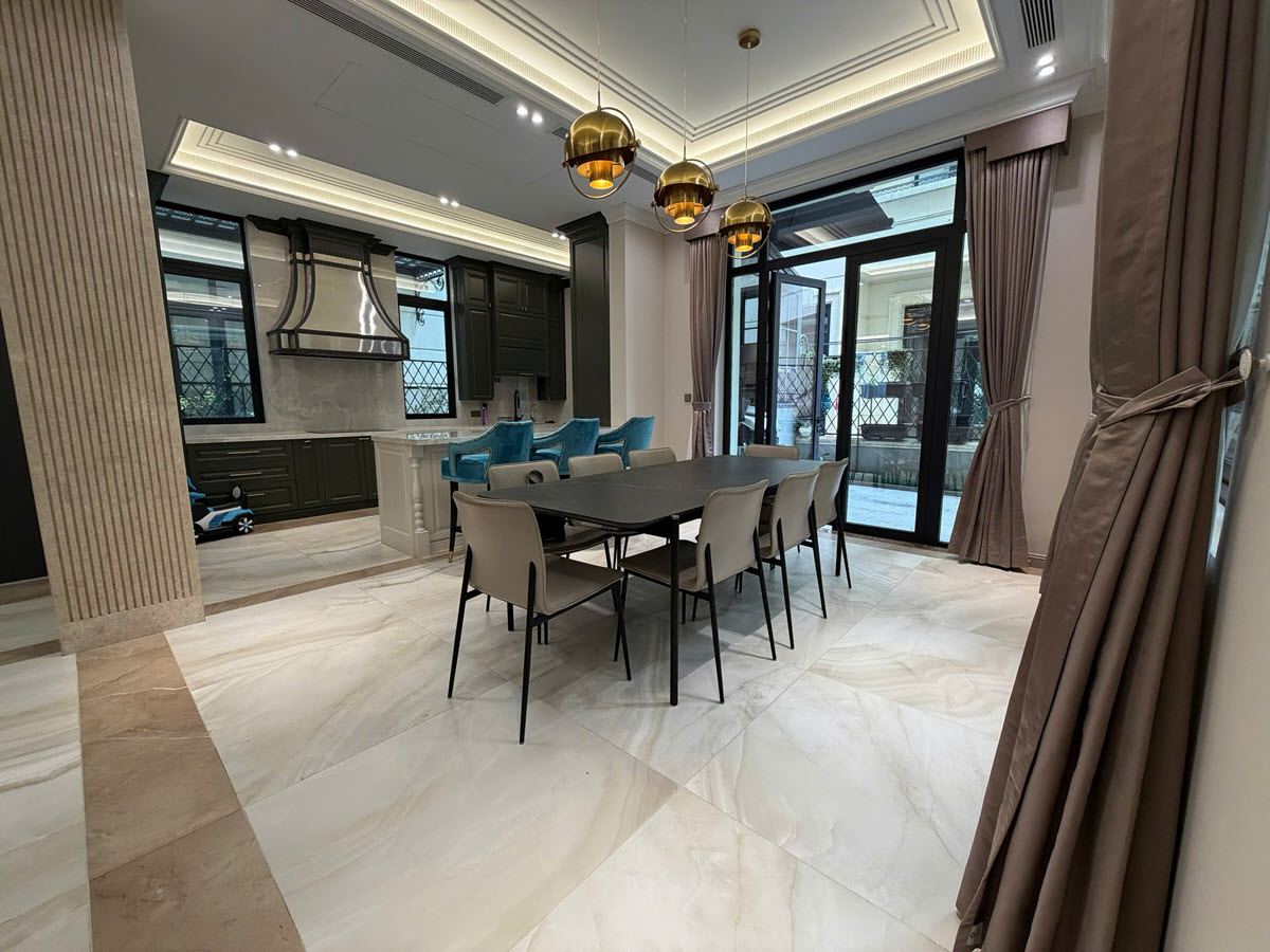 Dinning table & kitchen area at Ground floor