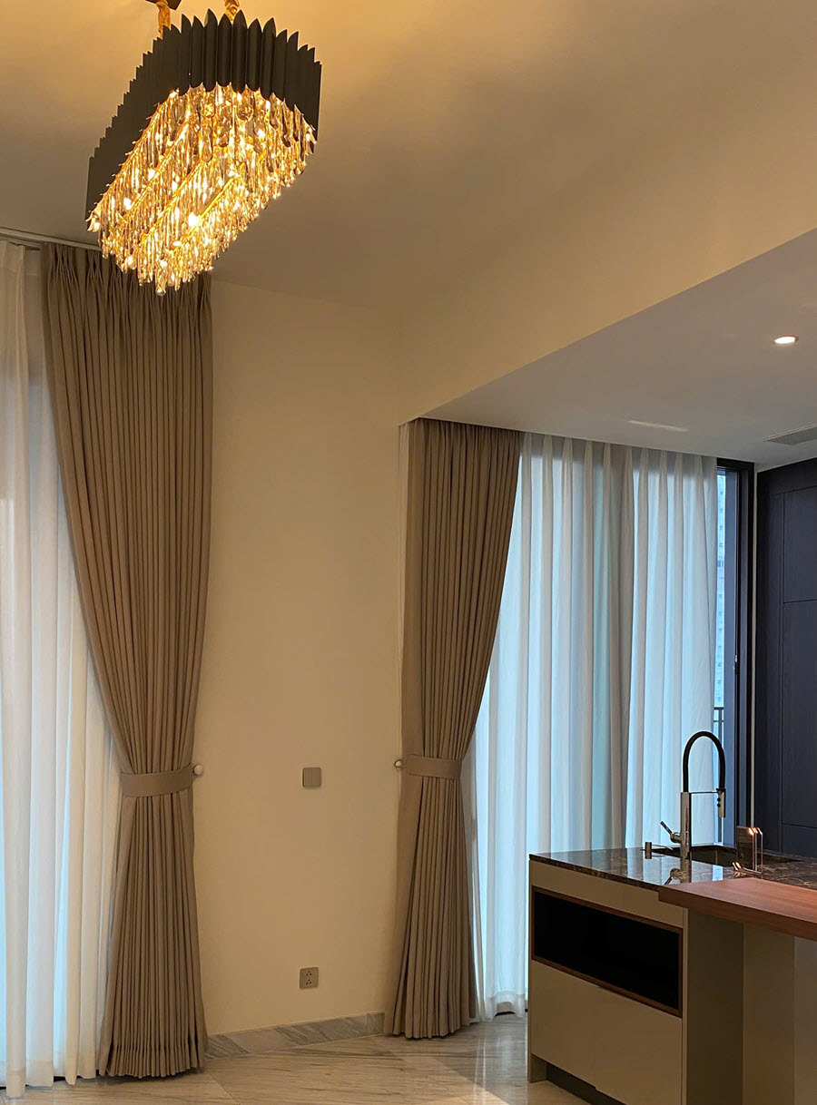 6-star DEFINE District 2 apartment for rent: 4 bedrooms, basic furnishings, and private pool
