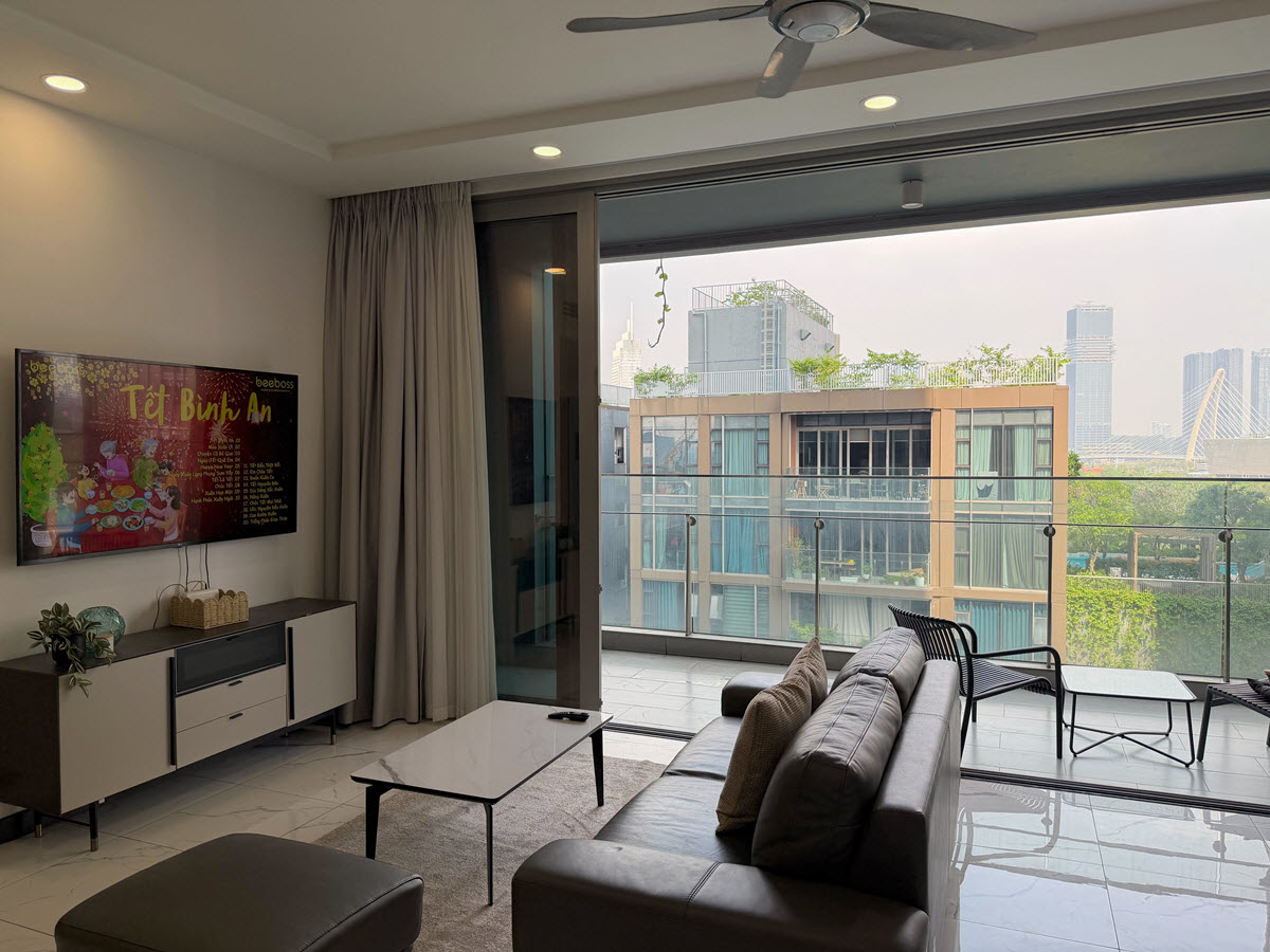 Spacious 3BR apartment for rent at Empire City, featuring modern, luxurious, and stylish interiors