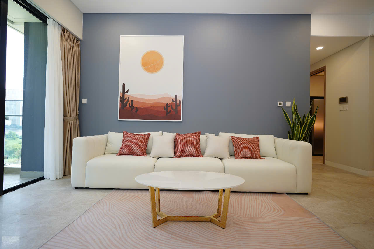High floor 3BR apartment for rent at The River Thu Thiem, face to Saigon river