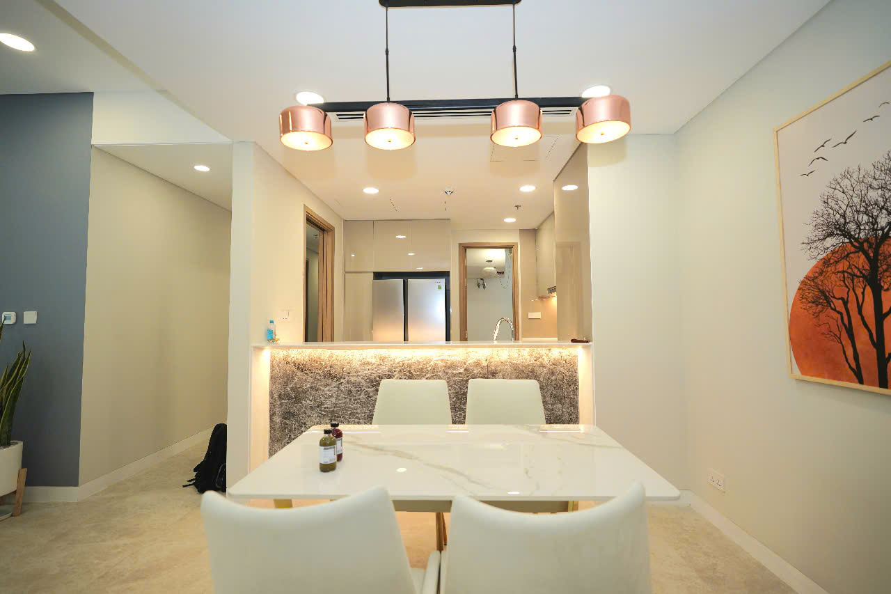 High floor 3BR apartment for rent at The River Thu Thiem, face to Saigon river